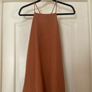 Rust Dress with Pockets!